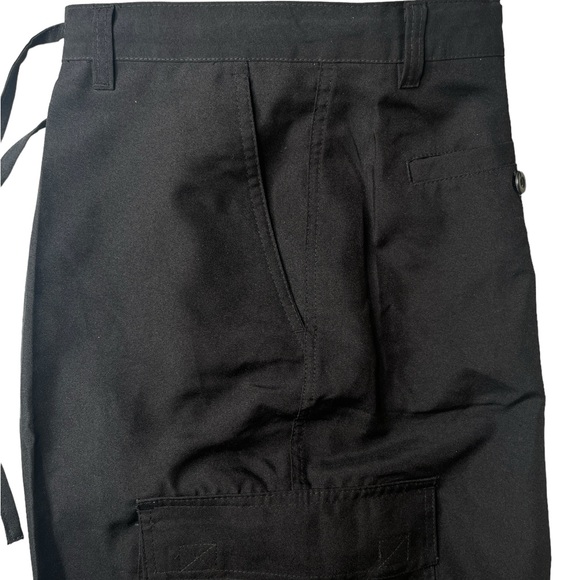 True Rock Men's Cargo Style Drawstring Shorts Black Size 42 - Picture 5 of 15